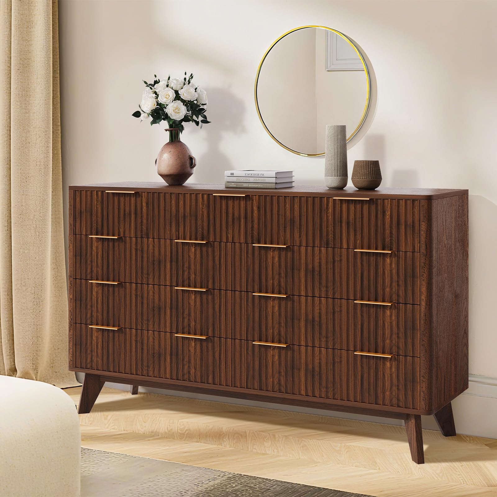 black walnut dresser Garvee 54