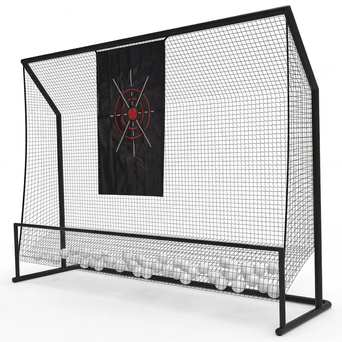 Garvee Golf Hitting Nets for Backyard Driving Real Balls, 10x7.5FT Heavy Duty, Portable Indoor & Outdoor Chipping Practice Net, Noise-Reducing Cloth, Steel Frame