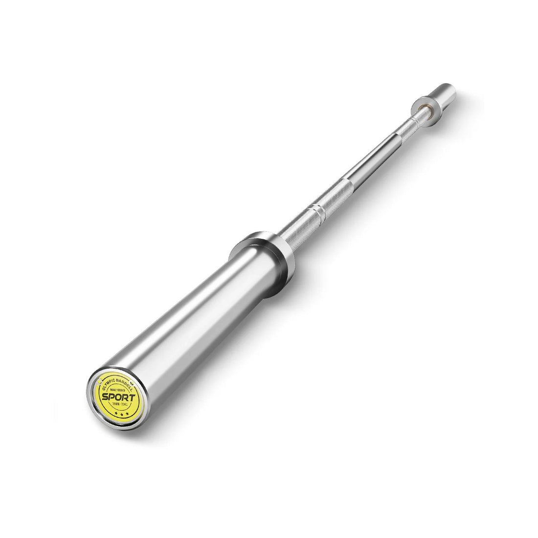 Barre d'haltères olympiques Garvee 7 pieds, charge de 20 kg, capacité de 680 kg, barres de musculation pour exercices à la maison et à la salle de sport, rouge ou noir
