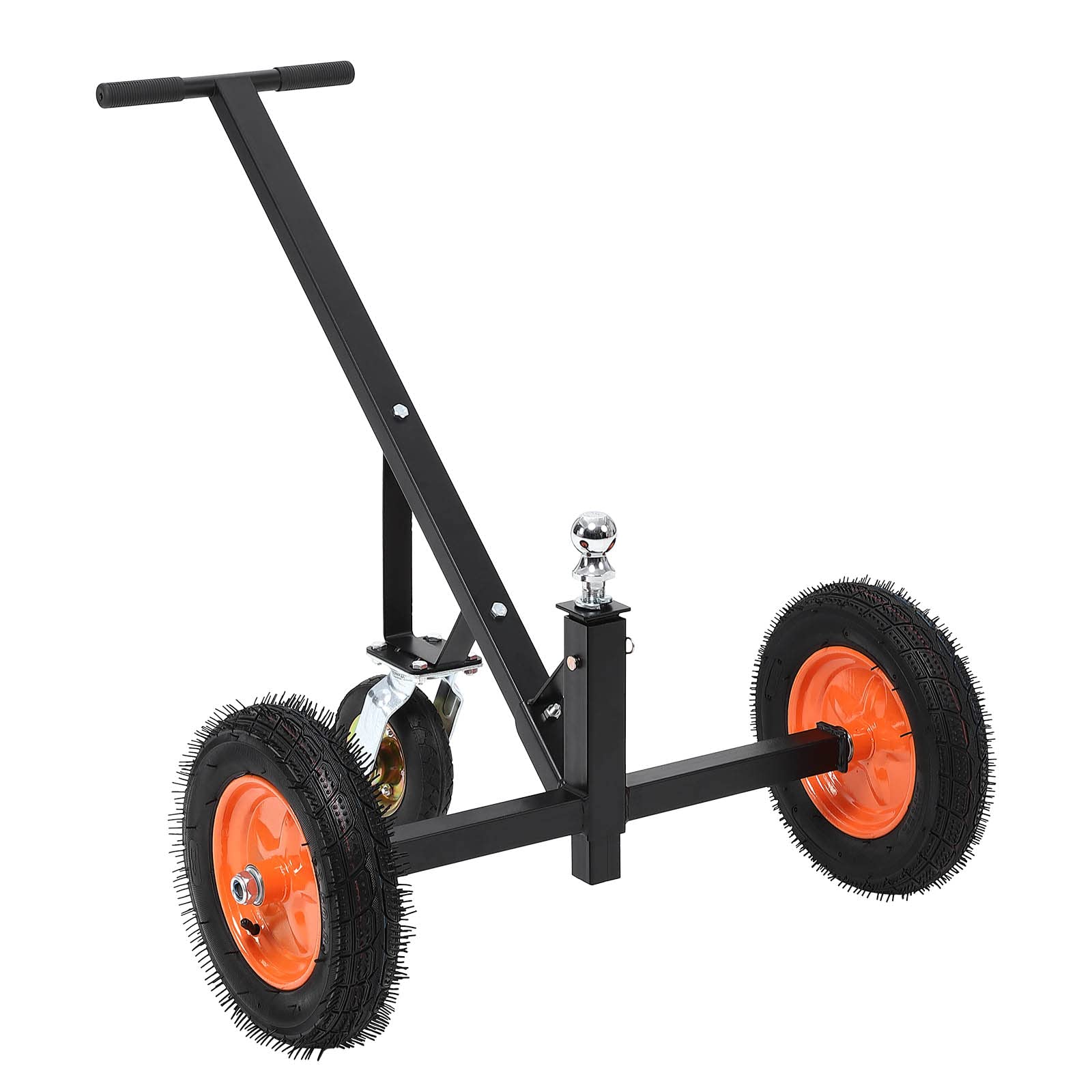 Garvee Adjustable Trailer Dolly with 800lbs Load Capacity, Durable Carbon Steel Trailer Mover with 17.7''-25.5'' Adjustable Height, Ideal Option to Move Boat Trailers/Utility/Cargo Trailers and RV Trailer