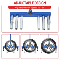 Garvee Heavy Duty Adjustable Tire Wheel Dolly for Workshop, Garage, 485 LBS Capacity, Tire  Moving Tool Dollies for Truck Car Vehicle Tire