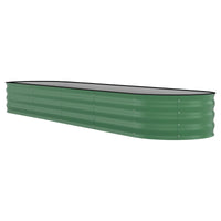 Garvee 8x2x1.5 ft Galvanized Raised Garden Bed - Rust-Resistant Metal Planter Box for Flowers, Vegetables, Herbs, Green