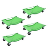 Garvee Car Dolly Set of 4, Garvee 10,000 LBS Vehicle Wheel Dolly with Heavy Duty 3.5 Inch Steel Wheels for Moving Cars, Trucks, Trailers, Motorcycles, and Boats, 23.8in x 14.4in