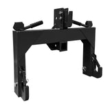 Garvee 3 Point Quick Hitch for Category 1 Tractor, 3000 Lbs Capacity 3-Pt Attachment with 2 Inch Receiver Hitch, 5 Position Adjustable Top Hook for Easy Tractor Implement Connection - Black