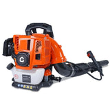 Garvee 52CC Backpack Gas Leaf Blower – 780 CFM, 270 MPH, Ergonomic, Low Vibration, Cruise Control, All-Season Yard & Snow Removal - Orange