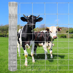 Garvee 6'x328' Galvanized Steel Hardware Cloth - Welded Mesh w/Reinforced Joints for Livestock Enclosures & Agricultural Use