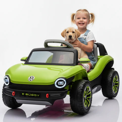 Garvee Ride - P Series: 12V Ride-On Toy With Remote Control | LED Lights, MP3, and Bluetooth | For Boys and Girls, Green