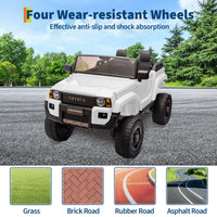 Garvee Toyota Voiture Électrique pour Enfants 24V Sous Licence 2 Places Camion Tout-Terrain avec Télécommande Musique Bluetooth Lumières LED Pelle Fonctionnelle