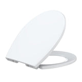 Garvee Toilet Seat,Elongated Toilet Seat with Soft Close, Quick-Release And Quick-Attach,Plastic Toilet Seat and Non-Slip Bumpers, Easy to Install and Clean, Never Loosens-Fits Most Elongated Toilets,White - White