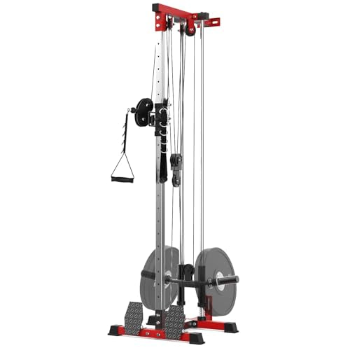 Garvee wall mount cable machine with compact vertical design