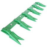 Garvee Bucket Tooth Bar, 46'', Heavy Duty Tractor Bucket Teeth Bar for Sub-Compact Tractor Loader, 4560 Lbs Load-Bearing, Fits Bucket Cutting Edges Sized 1/2" or Less with Effortless Installation - Green