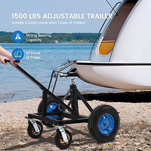 Chariot de remorque déplaçant une remorque (capacité de 1500 lb)