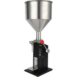 Garvee Manual Paste Liquid Filling Machine - Adjustable 5-50ml, 10L Capacity, Precision for Cream/Cosmetic/Perfume/Medicine/Shampoo - 