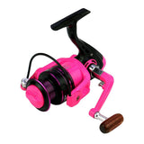 Garvee Ultra Smooth Powerful Spinning Baitcasting Fishing Reel 5.2:1 Gear Ratio Pink For Saltwater Freshwater
