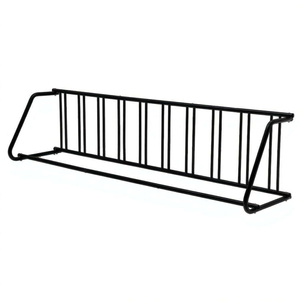 Freestanding single-side floor bike rack