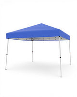 Garvee 10X10 FT Pop Up Canopy Tent With Slant Legs, Portable Gazebo Shelter For Patio Deck Garden Beach, Blue - Blue