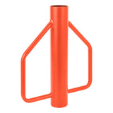 Garvee 8LB Fence Post Driver with Handles, 3" Diameter T Post Pounder, Heavy Duty Carbon Steel for Farm Fencing, U Channel, Wooden Post, Black - Orange