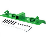 Garvee Tractor Bucket Grab Hooks Heavy Duty Bolt On Compact Tractor Accessories Compatible with John Deere 1025R 2320 2520 2720 2025R Green - Green