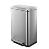 Garvee Garbage Can 13 Gallon Tall Kitchen, Hands-Free Stainless Steel Trash Can, Rectangular Fingerprint-Resistant Soft Close Kitchen Trash can with lid, for Kitchen, Office, Bathroom