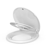 Garvee Toilet Seat with Potty Training Toddler Seat, Toilet Seat with Slow Close and Magnets for Adult and Child-Round 17'' - 