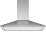 Garvee 30 in Range Hood Wall Mount - 250 CFM Stainless Steel Kitchen Vent Hood with LED Lights & Aluminum Filters