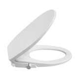 Garvee Bidet Toilet Seat Soft Close Elongated Non-Electric Dual Nozzles Adjustable Water Pressure White - Manual Cold