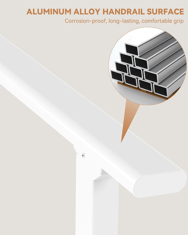 Garvee hand rail weather-resistant coating close-up