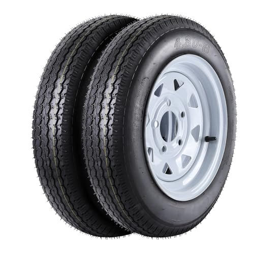 4.80-8 trailer tire and rim set