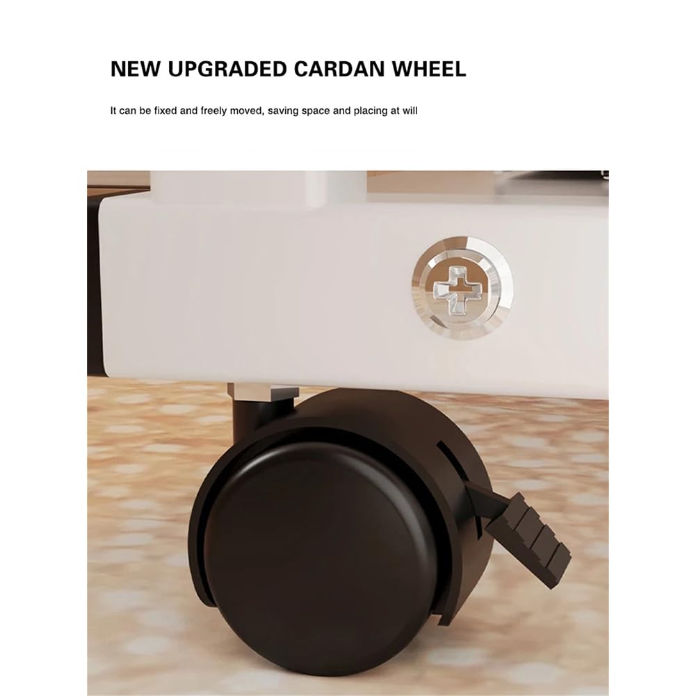 Wheels for easy mobility between rooms