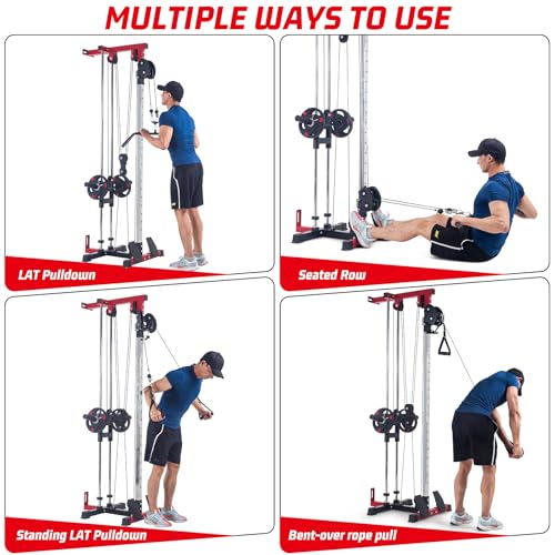 Multiple workout methods on Garvee wall mount cable machine