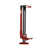 Garvee 3 Ton Farm Jack, 33" Utility Farm Jack, 6600 Lbs Capacity Ratcheting Off Road Utility Jack, Heavy-Duty Farm Jack Foratv, Utv, SUV, Tractor, Truck, Universal Jack - Red