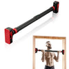 Garvee Doorway Pull Up Bar Without Screw, 4-in-1 Door Frame Pull Up Bar, Home Gym Upper Workout, Max Load 440Lbs, Red-Black