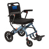 Garvee Portable Folding Wheelchair, Travel Wheelchair with handbrake, Ultra-Light Wheelchair for The Elderly and Children(16in Seat Width 8in PVC Rear Whee)