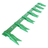 Garvee Bucket Tooth Bar for Sub-Compact Tractor，53" Heavy Duty Tractor Bucket Teeth Fits Bucket Cutting Edges Sized 1/2" or Less with Effortless Installation，Green - Green