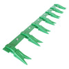 Garvee Bucket Tooth Bar for Sub-Compact Tractor，53" Heavy Duty Tractor Bucket Teeth Fits Bucket Cutting Edges Sized 1/2" or Less with Effortless Installation，Green