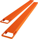 Garvee Pallet Forklift Extensions 84" Length 4.5" Width, Heavy Duty Steel Pallet Fork Extension, 1 Pair Fork Extensions for Forklifts, Orange - Orange