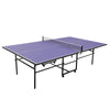 Garvee Full Size Folding Rolling Table Tennis Table Indoor Ping Pong Table with Net Professional Outdoor Table Tennis Tables with 4 Wheels for Easy Movement,Single Player Playback Mode,9' x 5'