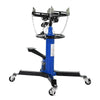 Garvee 1322lbs Transmission Jack Lift, 2-Stage Telescoping Hydraulic Transmission Jack with Anti-Slip Rubber Pad & Pedal, Dual-Column High Lift Hoist, 33.8"–72.8" Adjustable Height, Heavy Duty Garage Tool