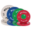 Garvee Rubber Olympic Bumper Weights Plates Set, 2'' Barbell Plates, Color-Coded, Strength Training, Various Sizes, Multi-Color
