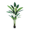Garvee Artificial Bird of Paradise Plant 7FT(84in) Fake Palm Tree for Indoor Outdoor Modern Decor Faux Plants for Home Office Perfect Housewarming Gift with 20 Trunks Faux Leaves