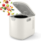 Garvee Electric Composter 3.5L Smart Countertop Compost Bin with LED Display, Dual Deodorization, Quiet Kitchen Appliance, White
