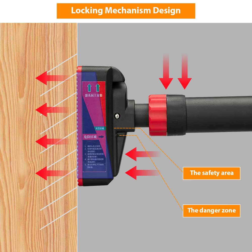 Doorway pull up bar locking mechanism design