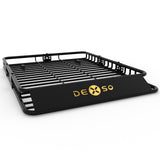 Garvee 64" x 50" x 6" Universal Roof Rack Basket - Heavy-Duty Rooftop Cargo Carrier for SUVs and Trucks, 200 lbs Capacity, Black - Rack