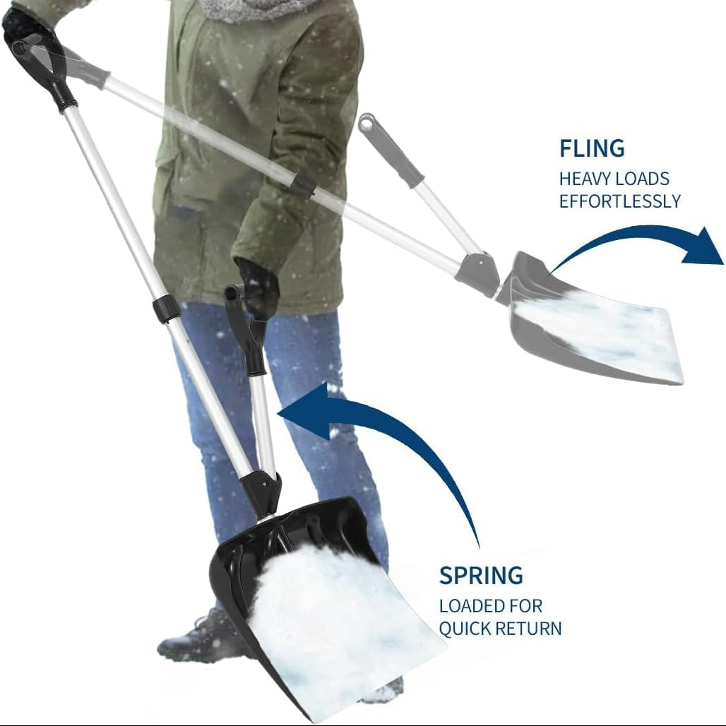 Spring-assist handle helps reduce lifting effort