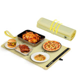 Garvee 3rd Gen Upgraded Food Warming Mat Dual Zone Heating Portable Food Warmer 24x15 Beige - Off White