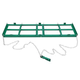 Garvee Drag Harrow Driveway Grader 8 FT, Driveway Drag for Gravel with 6 FT Heavy Duty Chain, Tow Behind Lawn Rake for ATV, UTV, Tractor, Mower, Power Rake for Gravel, Sand, Soil, Hay - Green