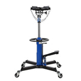 Garvee 2-Stage Hydraulic Telescoping Transmission Jack 1322 LBS Capacity Blue Adjustable 33.8"-72.8" Lift Height Heavy Duty - Blue