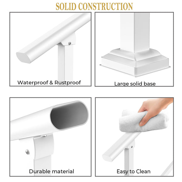 Garvee handrail corrosion-resistant powder-coated close-up