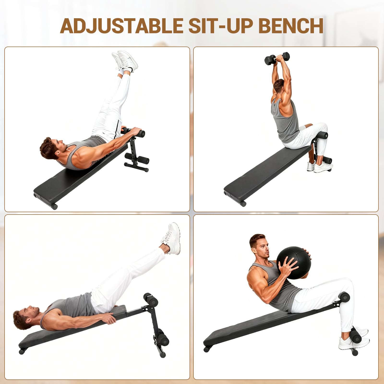 Banc de musculation réglable Garvee pour exercices multiples