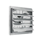 Garvee 24'' Aluminum Shutter Exhaust Fan, Wall Mounted, 3500 CFM, High Speed, Low Noise, Automatic Shutter for Greenhouses, Garages, Sheds - Sliver